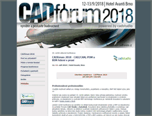 Tablet Screenshot of konference.cadforum.cz